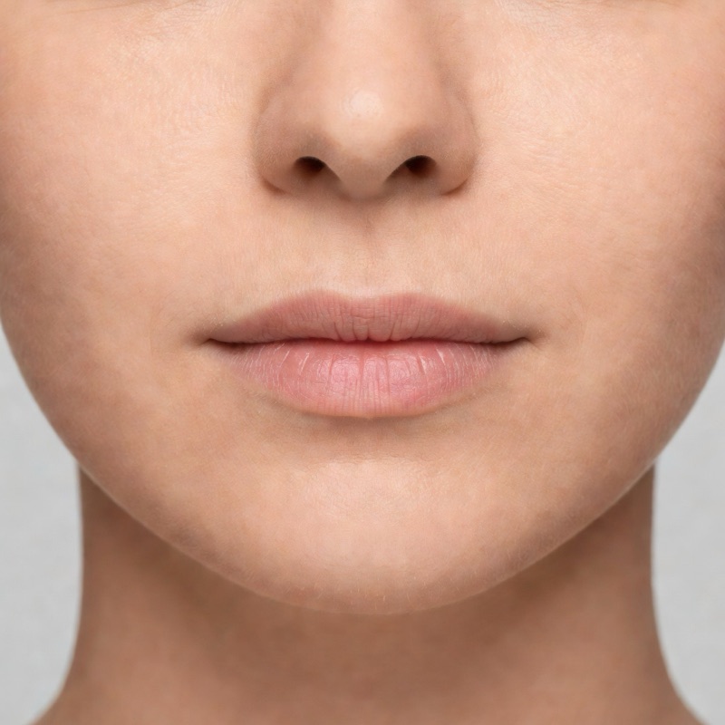 Natural lip enhancement, one syringe — before
